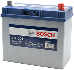 АКБ BOSCH Asia Silver S4 021 6ст-45 (о.п.) 330А 238*129*227 545 156 033