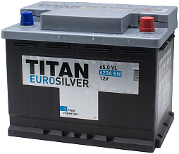 АКБ TITAN Euro Silver 6ст-65 (о.п.) 620А 242*175*190