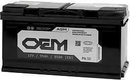 АКБ OEM AGM 6ст-95 (о.п.) 850А 353*175*190 (AGM59520)