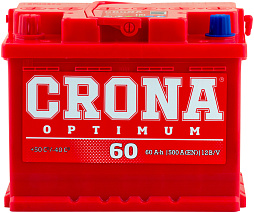 АКБ CRONA 6ст-60 (п.п.) 460А 242*175*190 каз.