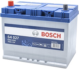 АКБ BOSCH Asia Silver S4 027 6ст-70 (п.п.) 630А 261*175*220 570 413 063