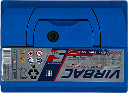 АКБ VIRBAC 6ст-62 (о.п.) 640А 242*175*175 низк.