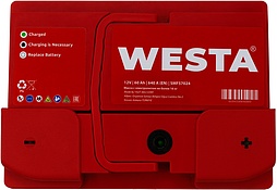 АКБ WESTA 6ст-60 (о.п.) 640А 242*175*190 (SMF57024) Турция