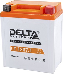 АКБ DELTA CT 12V 6ст-7 (CT 1207.1) (о.п.) 100А 114*71*131