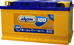 АКБ AKOM 6ст-100 (о.п.) 920А 353*175*190