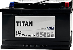 АКБ TITAN AGM 6ст-95 (о.п.) 850A 353*175*190
