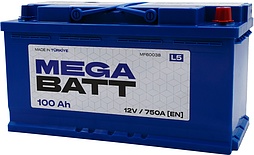 АКБ MEGABATT 6ст-100 (о.п.) 750А 353*175*190 (MF60038)
