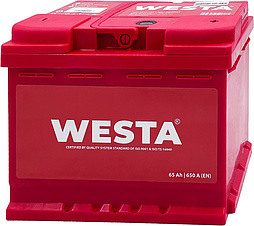 АКБ WESTA 6ст-65 (о.п.) 650А 242*175*190 (SMF56633)
