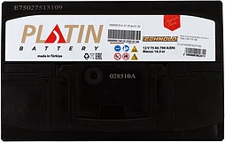АКБ PLATIN EFB 6ст-75 (о.п.) 700А 278*175*190