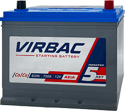 АКБ VIRBAC Asia 6ст-82 (о.п.) 750А 260*175*225