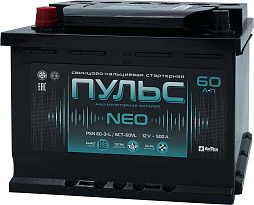 АКБ ПУЛЬС NEO 6ст-60 (п.п.) 500А 242*175*190