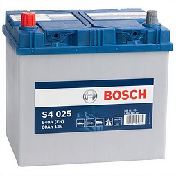 АКБ BOSCH Asia Silver S4 025 6ст-60 (п.п.) 540А 232*173*225 560 411 054