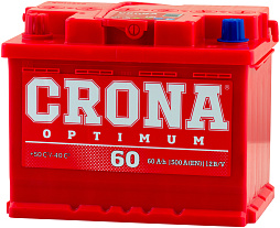 АКБ CRONA 6ст-60 (п.п.) 460А 242*175*190 каз.